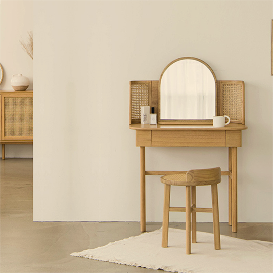 手作りラタンベッドサイドドレッサー – ShinraiBuy